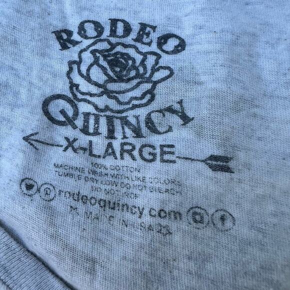 BORN IN THE USA women’s XL T-SHIRT, short sleeve gray - Picture 6 of 6